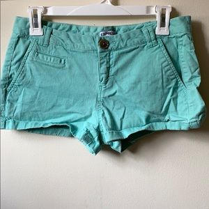 Express Aqua High Waist Women's Shorts